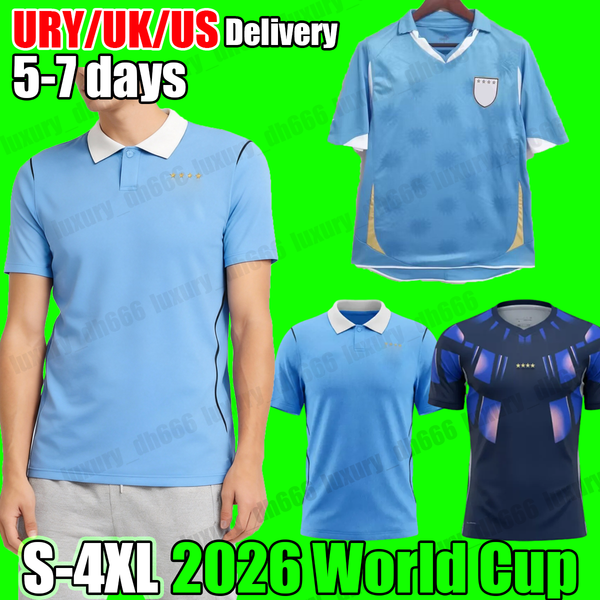 4XL 26 27 Uruguay soccer jersey 2026 World Cup home away football shirt football jersey football Top L.suarez E.cavani F. Valverde N. Nandez fans player version 2010 retro, Black
4XL 26 27 Uruguay soccer jersey 2026 World Cup home away football shirt football jersey football Top L.suarez E.cavani F. Valverde N. Nandez fans player version 2010 retro, Black