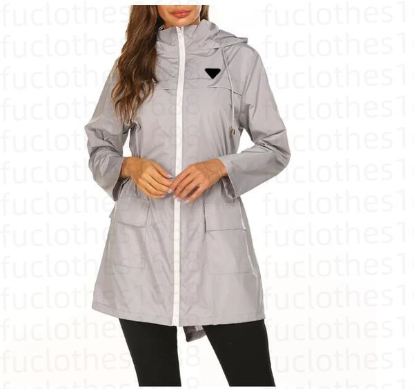 DHgate 2026 new Women Outerwear Raincoats Coats Designers Clothes Yoga Gym Jacket Quick Dry Waterproof Raincoat Long Sleeves sold by DHgate