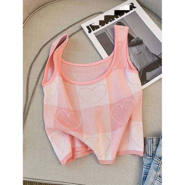 2025 New Pink Sexy Solid Ribbed Crop Sleeveless — compare prices at CompareOffers