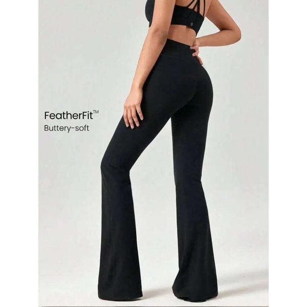 Pilates Yoga Workout Flare Women's Soft Slimming Tummy Control Butt Lifting Plus Size Pants Leggings Daily Casual Clothes