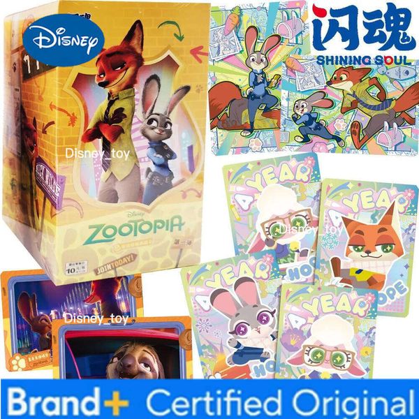 Disney Shining Soul Genuine Zootopia Collection Animation Movie Exclusive Design Street Photography SSP Character Cards Gifts H2601221