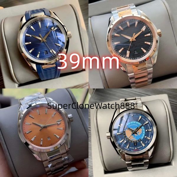 Designer watches men watch Luxury watch mens watch super clone watch Orologio impermeabile men Couple watches With Stainless Steel Rubber Mesh Strap Timepiece