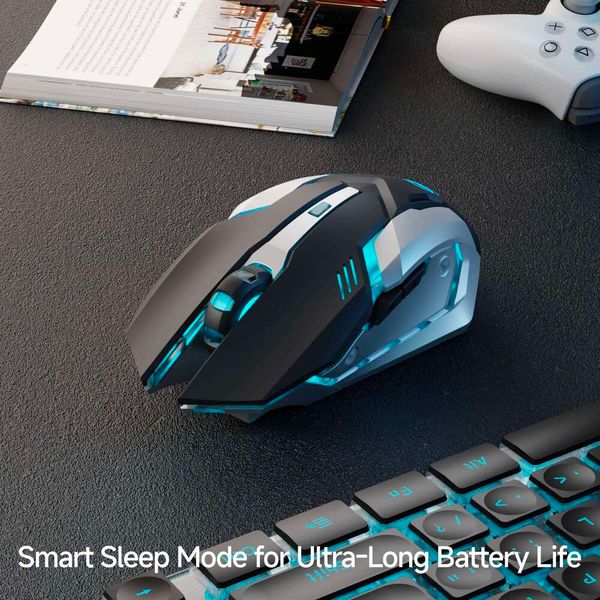 EWEADN G305 Rechargeable Wireless Dual-Mode Mouse Silent ErgonomicOffice Laptop Desktop Gaming Home Lightweight 26L0122 Z260701