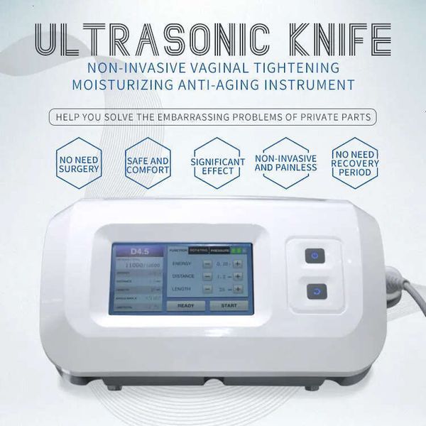 3Mm 4.5Mm 2 Cartridges Ultrasonic Scalpel Women Private Health Improve Massage Machine Desktop HIFU Vaginal Tightening Firmness Increase Beauty Care Salon