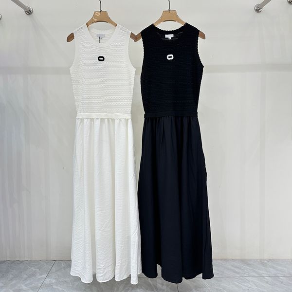 Brand Women Vintage Long Dresses Round Neck Elegant Slim Fit Maxi Dress Summer Vacation Evening Birthday Casual Dresses