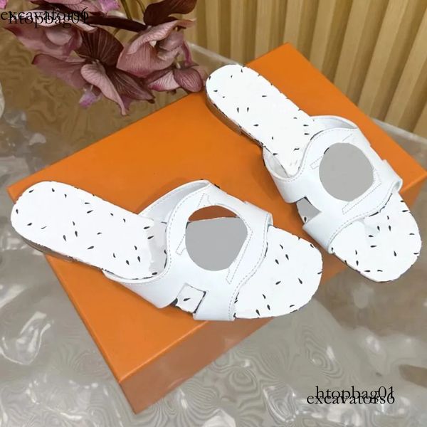 flip-flops womens designer Leopard print slippers mu Circ signature colorful inso printed sandals summer vacation retro casual mus White Calf ather Leather