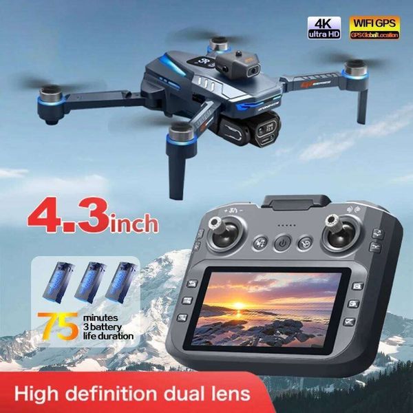 Original Gt8 Drone 8K HD Dual Camera Aerial Photography Obstacle Avoidance With Large Screen Brushless Four-Axis Aircraft Dron Fulaying