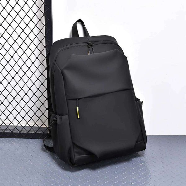 Large Capacity Black Backpack - Water-Resistant, Lightweight College Laptop Day…