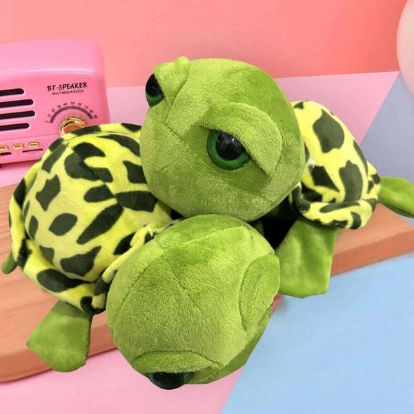 1pc 20cm Army Green Big Eyes Stuffed & Toys Sea Animals Plush Turtle Doll Pendant Best Gifts for Friends