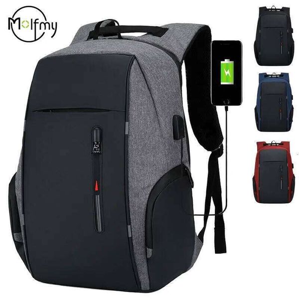 Business Backpack Men USB School Waterproof Backpacks Lapto…