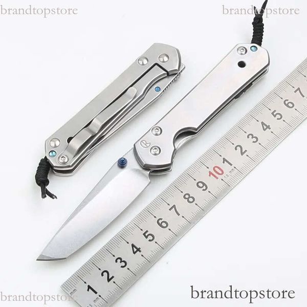 Classic Sebenza 21 Small CR folding knife Folding 5Cr15mov 58Hrc Stone Wash Tanto Blade knife Stainless Steel Handle EDC Pocket Gift Knives 112G