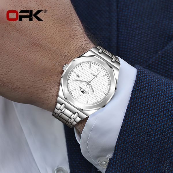 OPK brand watches are simple, fashionable, lightweight, luxurious, business waterproof quartz watches, men's watches, men's watches