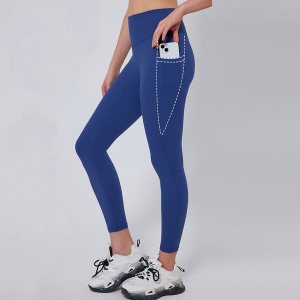 DHgate Women Yoga Leggings Pants Fitness Push Up Exercise Running With Side Pocket Gym Seamless Peach Butt Tight Pants sold by DHgate