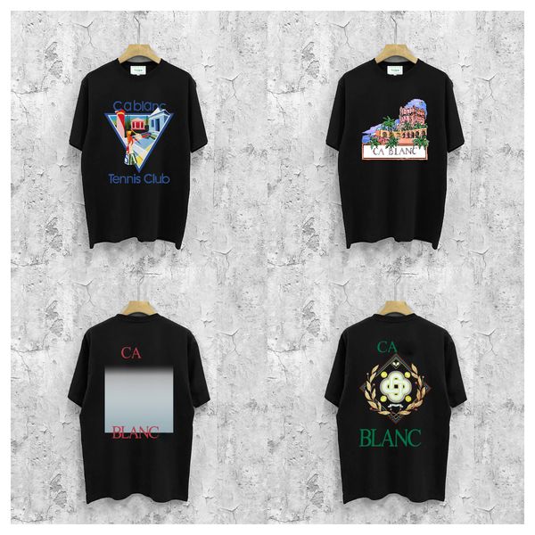 Casas Blancas Oversized Cotton Graphic T-Shirt