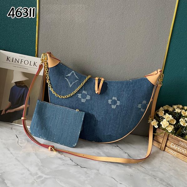 Shoulder Bags Quality Bag Designer Mini Tote Fashion Women Crossbody Ostrich Skin Designer Women Bags Genuine Leather Handbags Totes Mini Messenger Bag 46311