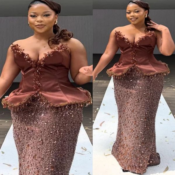 Aso Ebi Brown Sheat… - image