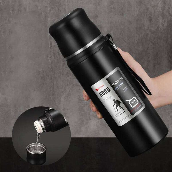 Stainless Steel Thermos Tumbler Leakproof Sports bottle Insulated Tea Coffee Water Bottles Outdoor Travel Thermal Cups C260128
