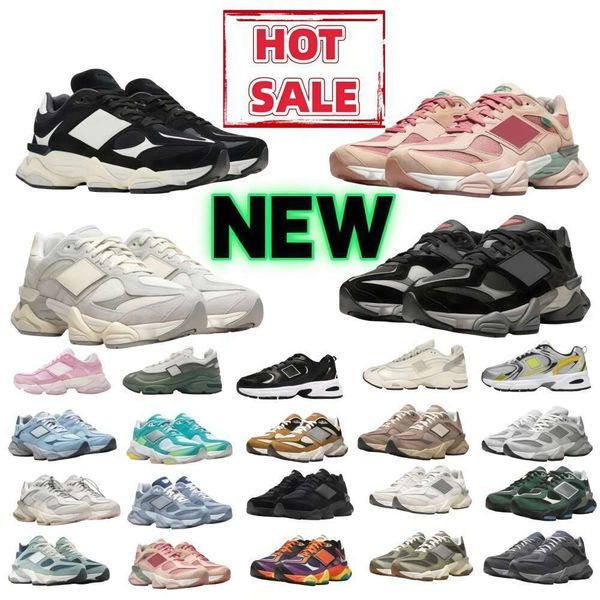 designer shoes 9060s casual men shoes women sports shoes color matching breathable flat shoes fashion out joker out shoes daily jogging shoes