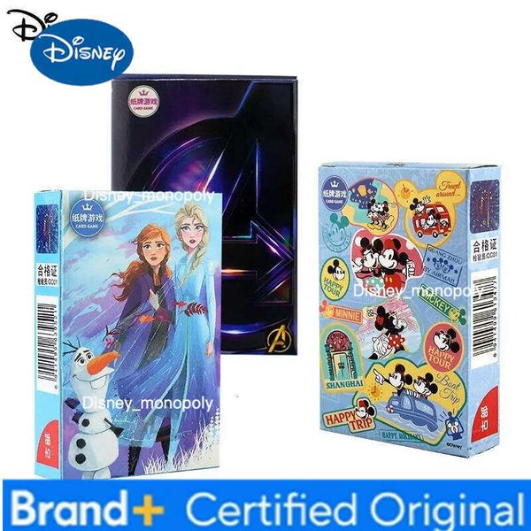 Disney Frozen Princess Elsa Poker 54 Sheets Paper Cards, Minnie Mickey Family R…
