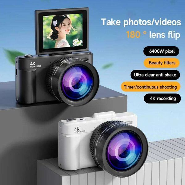 4K 64MP HD 18X Zoom Autofocus Retro Compact Digital Camera with 2.8 Inch for Travel Photography Vlogging 26L0129