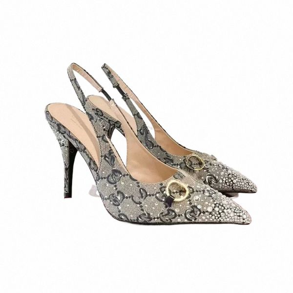 Women's Leather Heels Sandals