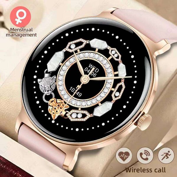 LIGE Call Smart Watch Women Custom Dial Luxury Watches Sports Fitness Heart Rate Health Monitor Waterproof Smartwatch Z260129