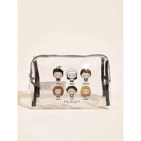 Transparent waterproof makeup toiletry travel handbag, business trip bag, swimming bag