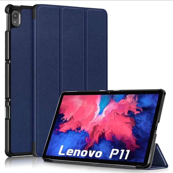 For Tab P11 Pad 11 11" TB-J606F J606F J606 TB-J606 Tablet Case Custer Fold Stand Bracket Flip Leather Cover H260131