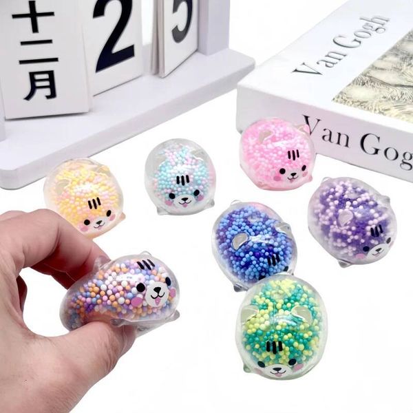 3PC Mini Vent Squeeze Decompressions Bubble Bear Ball Stress Relief Toy Birthday Entertainment Christmas Gifts W260801