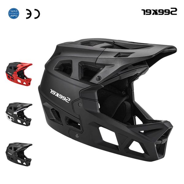 mountain Seeker bike off-road full-face helmet lightweight comfortable breathable downhill riding safety protective equipmen S260806YYVC