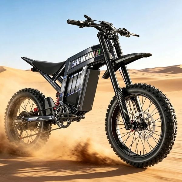 Shengmilo S900pro All Terrain Electric Bicycle 60V/35Ah 3000W Motor 19 Inch Electric motorcycle 65kmh All-Terrain Mountain Bike