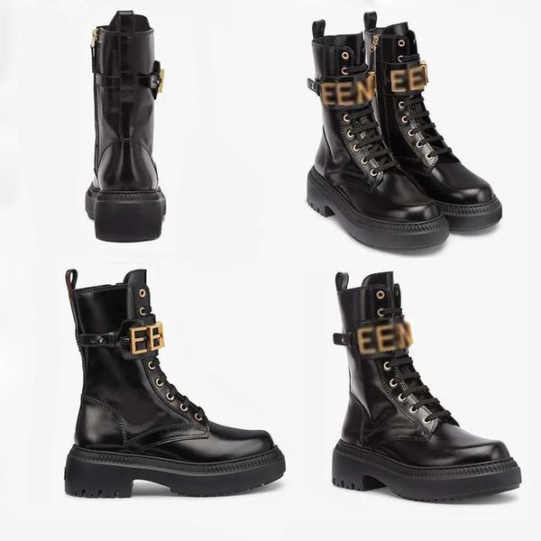 Designer High Quality Women Brand Luxury Boots Lace-Up Boot…