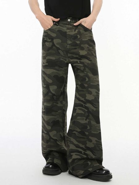 Men's Clothing | American Style Cleanfit Vintage High Street Camouflage Straigh…