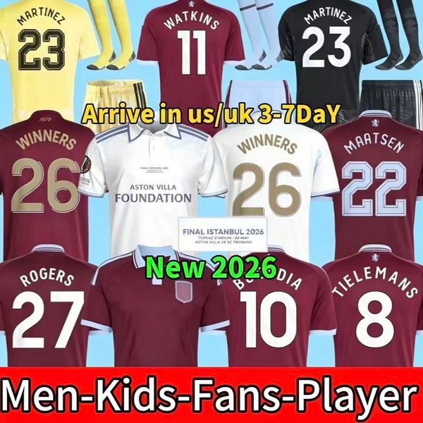 Astons 150Th Anniversary Kit Watkins Vilas 26 27 Soccer Jer…