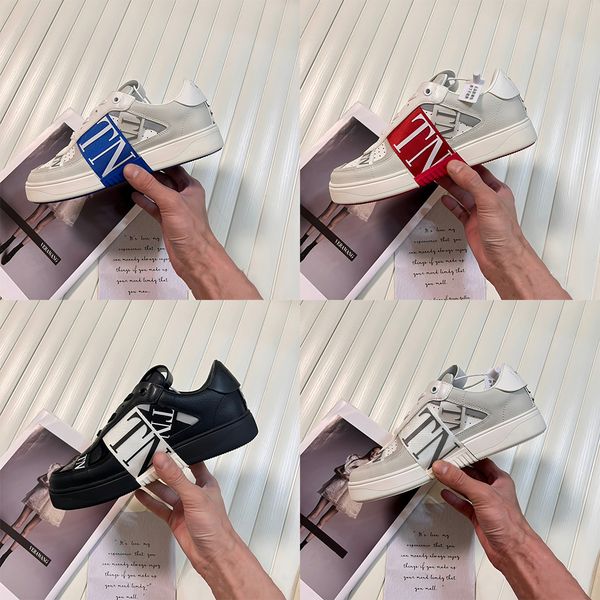 Step Out in Style: Trendy Color-Blocked Leather Sneakers Perfect for Couples