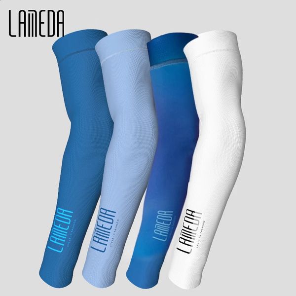 LAMEDA Cycling Arm Sleeves Man UV Protection Bicycle Riding Sleeve Mountain Men Sunscreen Arm Cover Ice Silk Bicycle Accessories 260819