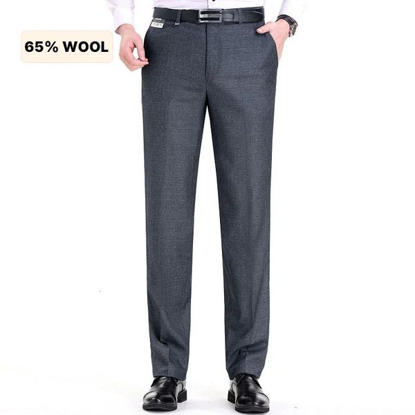 Elevate Your Style: Premium Men's Woolen Business Formal Trousers