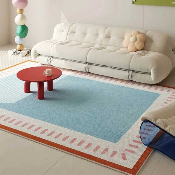 Color Block Rug Geometric Non-Slip Carpet Modern Floor Mat for Living Room Sofa Bedroom High Traffic Areas Entrance Z260824