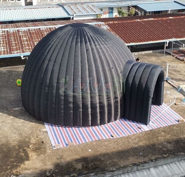 Free delivery Custom 10mLx10mWx4.5mH (33x33x15ft) Inflatable Cinema Dome Planetarium Tent Igloo Events Marquee for Education or Party