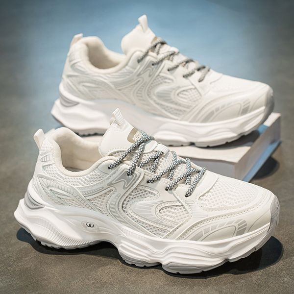 Men's casual sneakers spring summer new breathable soft-sole anti-slip outdoor running fashion students speed sports shoes 26L0827