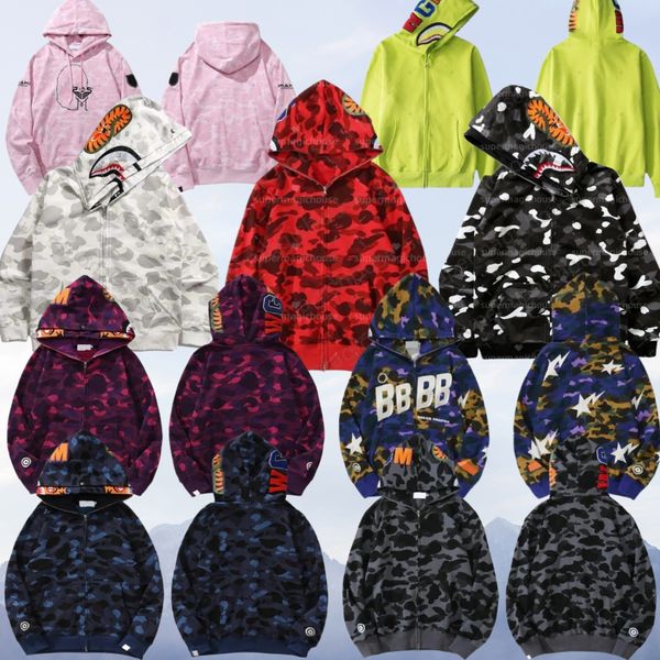 hoodie shark bapphoodie designer hoodie for men designer men Cool Hoodie zip up hoody clothes hoodies for men jacket mens hoodie longsleeve pull graphic sweatshirt