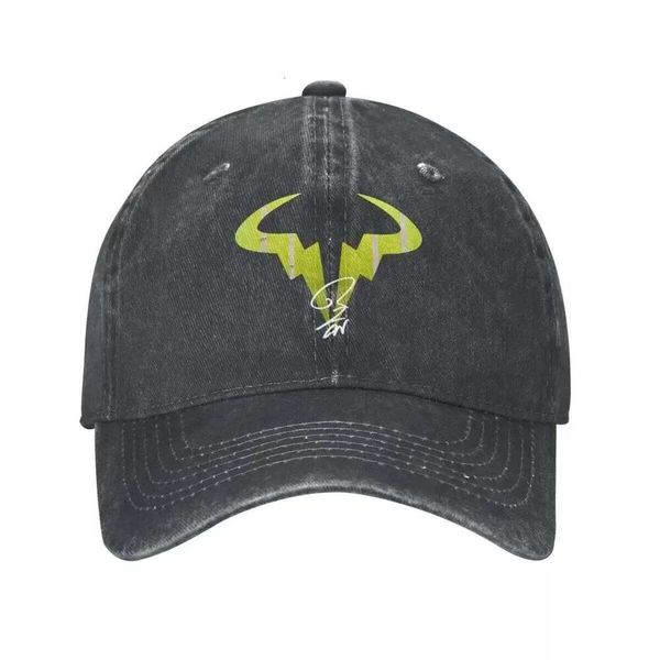 2023 New Retro Rafa Rafael Nadal Logo Baseball s For Men Women Distressed Denim Washed Headwear Outdoor Workouts Hats H260302