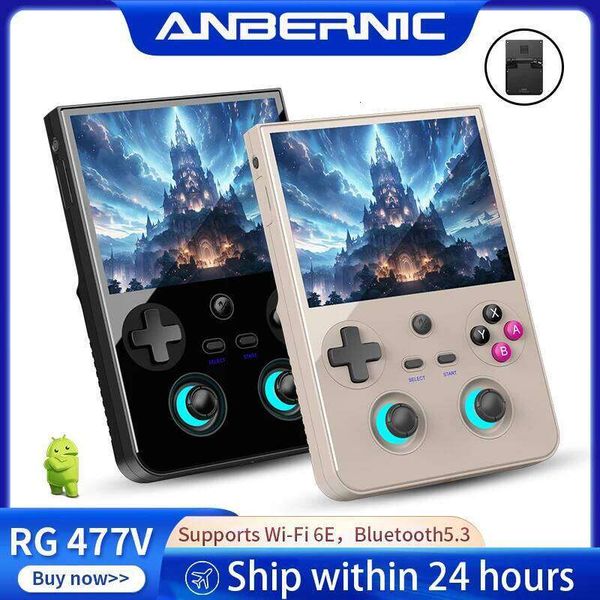 ANBERNIC RG 477V Video Handheld Game Console 4.7" LTPS In-Cell 1280*960 Screen Android 14 5500mAh RG477V WiFi AI Gaming Player 26H0302