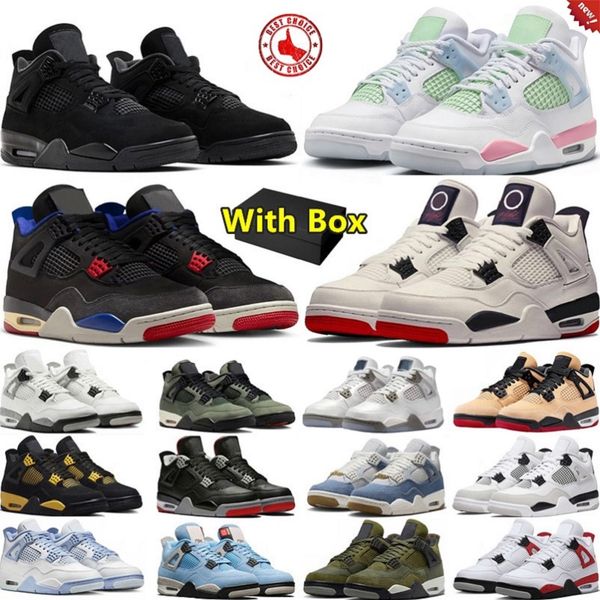 with box 2026 4 4s mens basketball shoes Valentines Day Flight Club Black Cat Pink Thunder Comic University Blue Pink Foam Denim Men Women Trainers Sports Sneaker, Color#1
with box 2026 4 4s mens basketball shoes Valentines Day Flight Club Black Cat Pink Thunder Comic University Blue Pink Foam Denim Men Women Trainers Sports Sneaker, Color#1