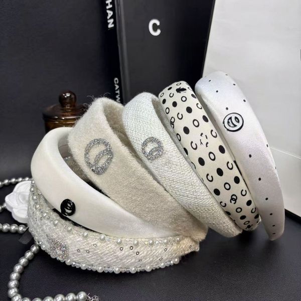 Headbands Plaid Designer Hair bands Women Girl Brand Letter HairJewelry High Quality Fashion Accessory Jewelry