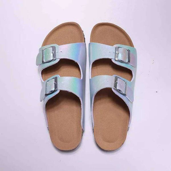 Kidmi For Women's Popular Comfortable Summer Beach Slippers Indoor And Outdoor Sandals With Fashion Double Metal Buckle