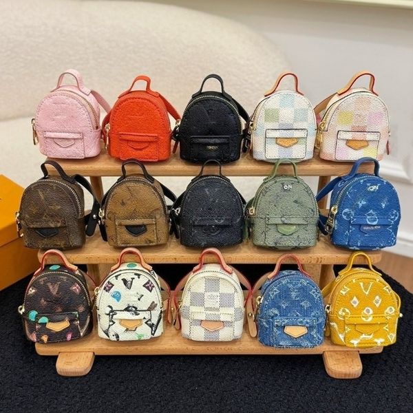 Luxury Mini Backpack Keychain for Women Men Monogram Bag Charm Pendant Genuine Leather Car Key Holder with Metal Hardware High Quality Couple Holiday Gift
Luxury Mini Backpack Keychain for Women Men Monogram Bag Charm Pendant Genuine Leather Car Key Holder with Metal Hardware High Quality Couple Holiday Gift