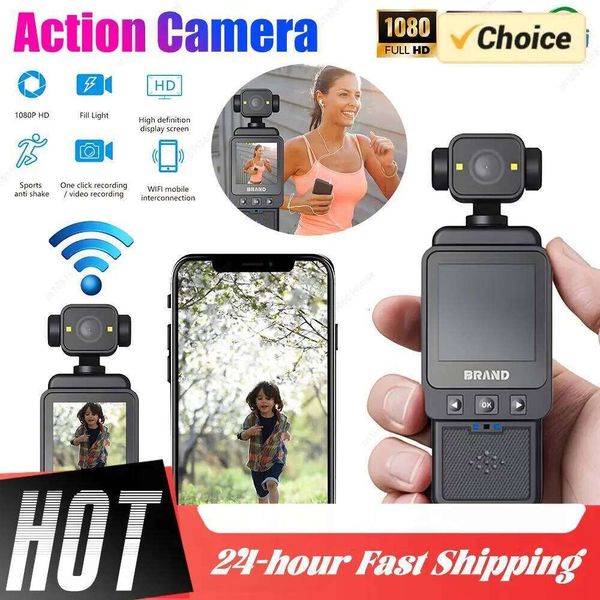 Handheld Bicycle Motorcycles Sports Cameras Pocket HD Display WiFi Wireless Video Vlogging Recorder Camera 26H0305