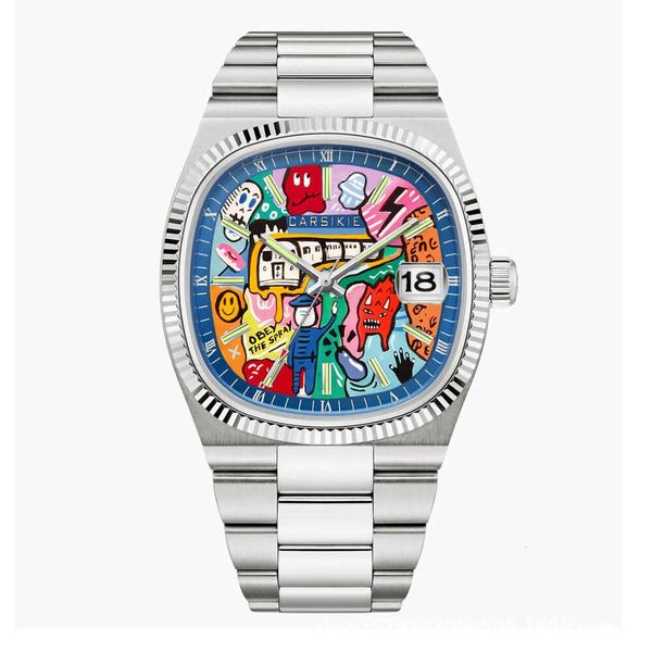 Watch Large Dial Cartoon Creative Anime Quartz Student Fashion Waterproof Wristwatch