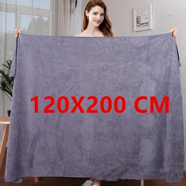 Large thick microfiber bath towel absorbent and quick-drying multifunctional swimming fitness sports beauty salon towel 260305